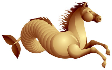 Obraz na płótnie Canvas Sea horse, Mythical hippocamp