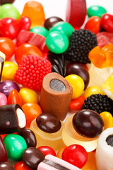 assortment of colorful candy