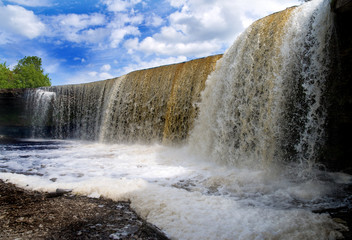 Jagala waterfall in Estonia