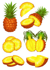 Ananas piece set