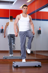 Man at the gym