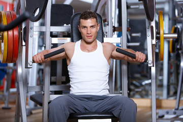 Man at the gym