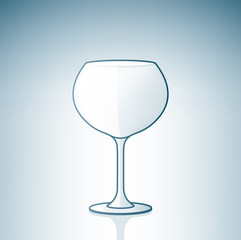 Empty  Wine Glass