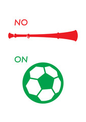 No vuvuzela on soccer