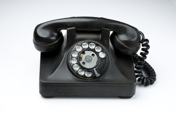 Old rotary telephone