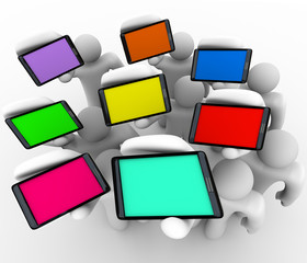 People Holding Smart Phones