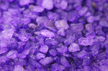 Bath salt close-up
