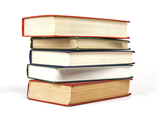 stack of books hard cover
