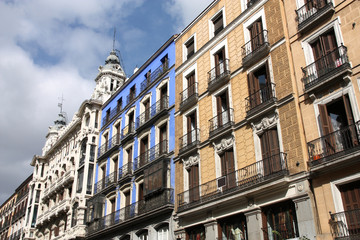 Fototapeta na wymiar Madrid street - Calle Mayor