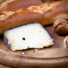 Spain Manchego Cheese and baguette