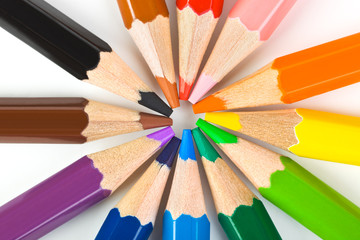 Fototapeta premium Multicolored pencils