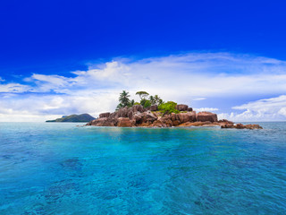 Tropical island at Seychelles