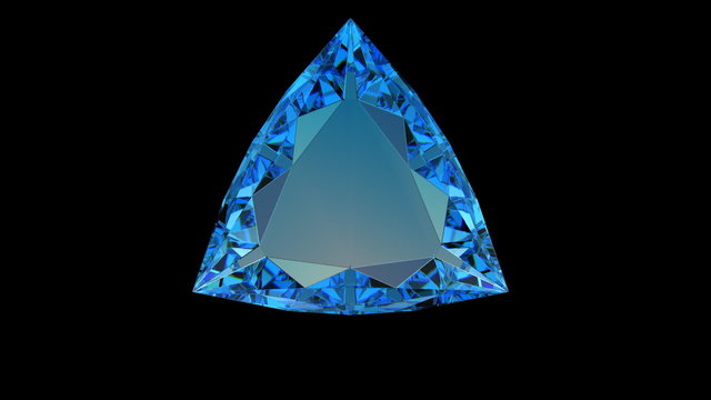 Blue gem diamond rotation loop