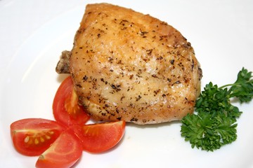 Pouletfleisch gegrillt