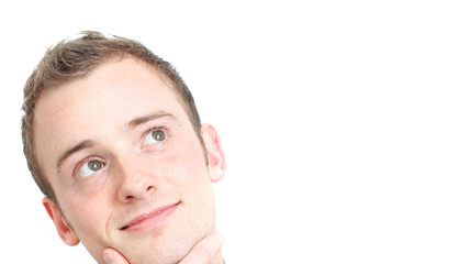 Fototapeta premium Business man contemplating