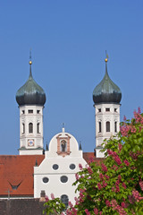 Fototapeta premium Klosterkirche in Benediktbeuern