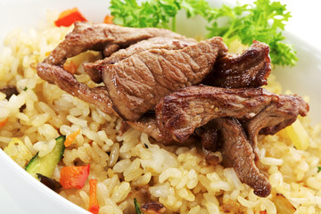 Rice with Beef
