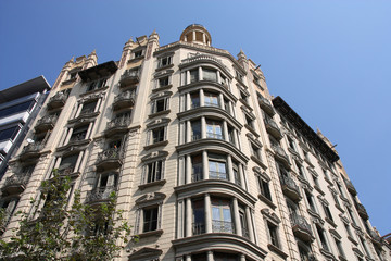 Eixample in Barcelona - modernist architecture