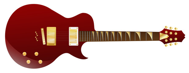 Vector Glistening Guitar