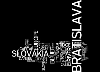 Bratislava (Slovakia) - Typography