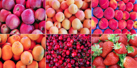 Fruit collage