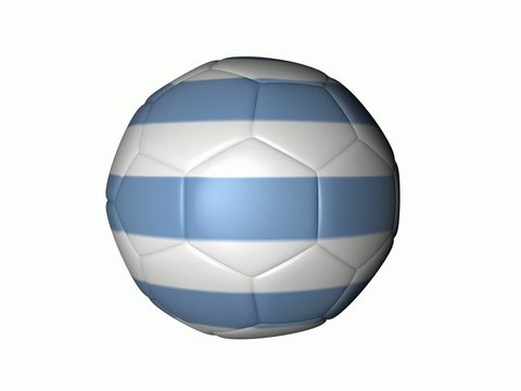 Balón de Fútbol Bandera Grecia