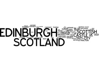 Edinburgh (Scotland) - Typography