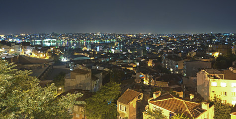 Obraz premium Cityscape view at night