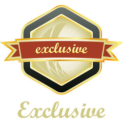 Vector emblem for sale.