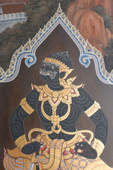 Wall decoration in Thai style