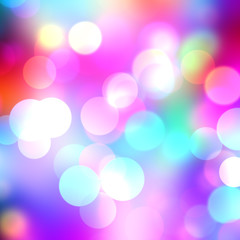 Beautiful abstract background of holiday lights