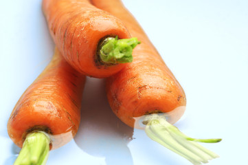 Carrots in water