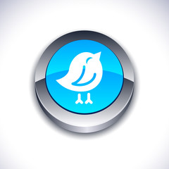 Bird 3d button.