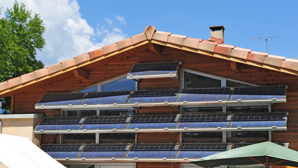 Obraz premium Panneaux solaire