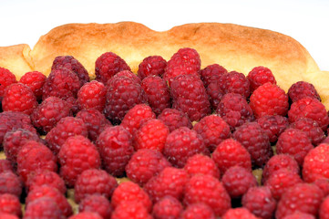 Pâtisserie et fruits rouges