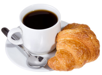 coffee and croissant