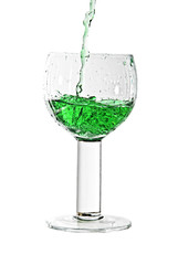 splash in a glass