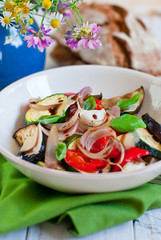 Salat aus Röstgemüse