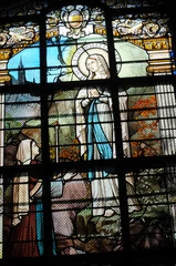 Foto op Plexiglas France, vitraux de l’église de Marly le Roi © PackShot