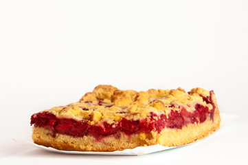 Summer strawberry cake