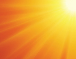 sun on yellow background