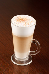 Coffee Latte in a glass