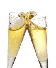 champagne glasses