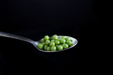 Peas on Black
