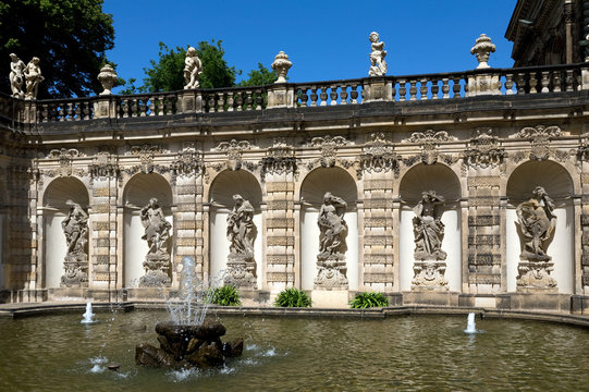 Nymphenbad im Dredner Zwinger