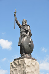 King Alfred the Great statue at Winchester England