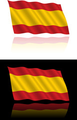 Spanish Flag Flowing