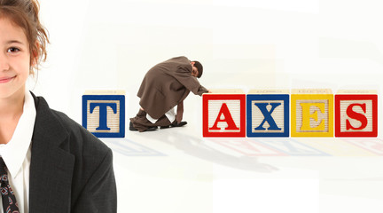 Alphabet Blocks TAXES
