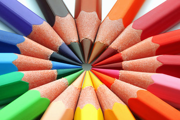 Naklejka premium Colored pencils.