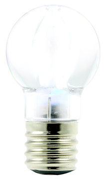 ampoule électrique, fond blanc